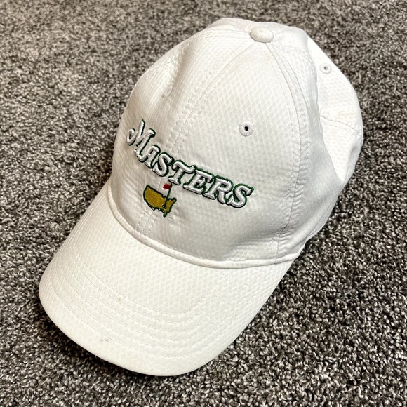 Masters Golf Hat Augusta White Green‎ Yellow - Picture 2 of 5